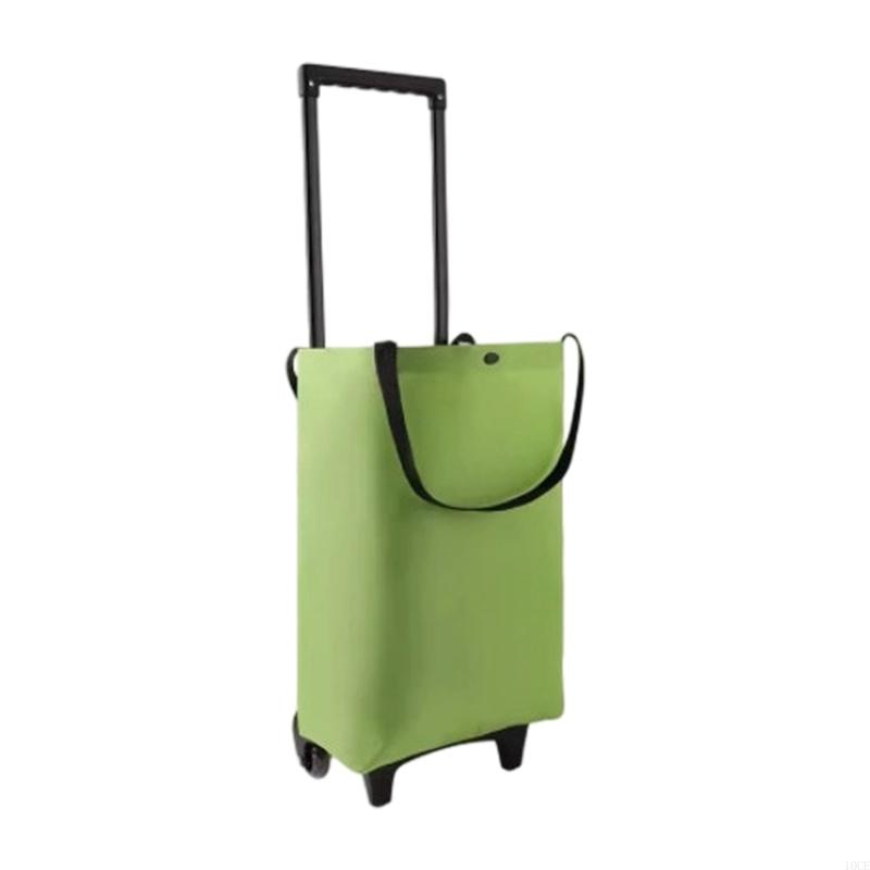 Foldable Rolling Luggage Bag - 경량 접이식 트롤리 카트 개폐식 손잡이
