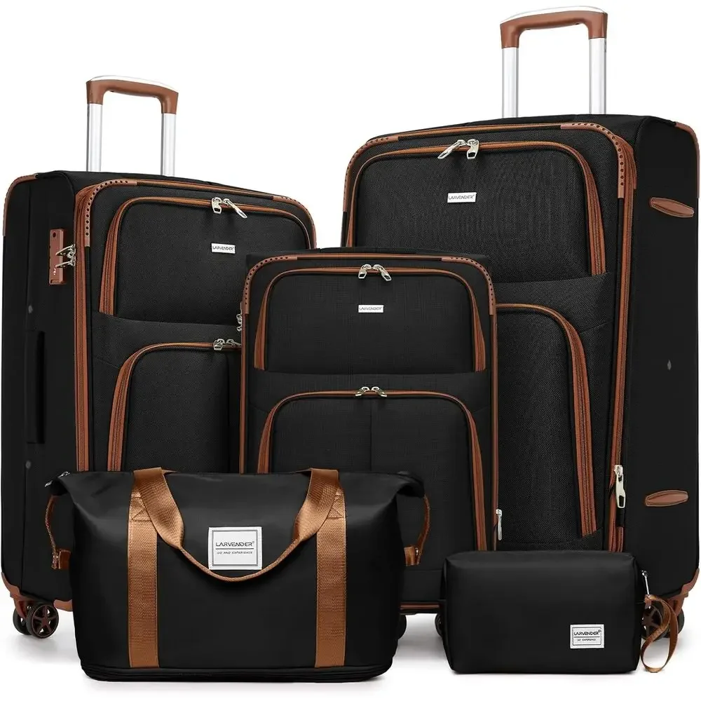 Expandable Hard Shell Luggage Set - 5종 확장형 여행가방 세트(스피너 휠 포함),