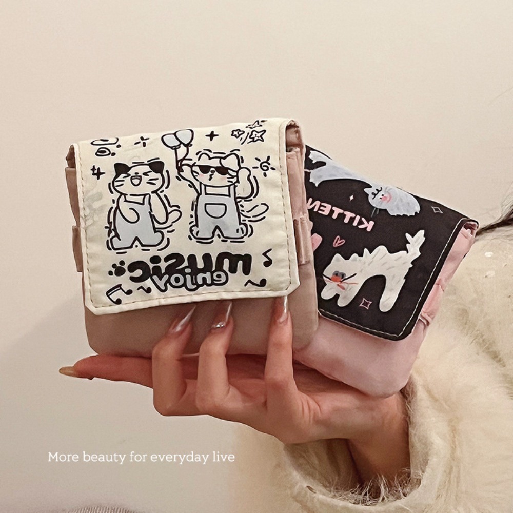 Cosmetic Bags - 새로운 데이터 케이블 정리함 생리대 가방