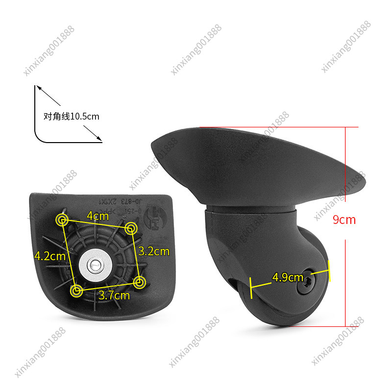 Silent Replacement Luggage Wheels - 샘소나이트 V22 수하물 수리 부품 JY-102