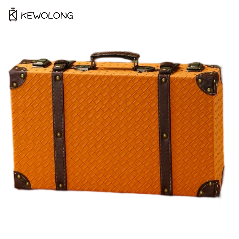 Retro Vintage Trunk Suitcase - 빈티지 유럽풍 레트로 여행 가방 모양