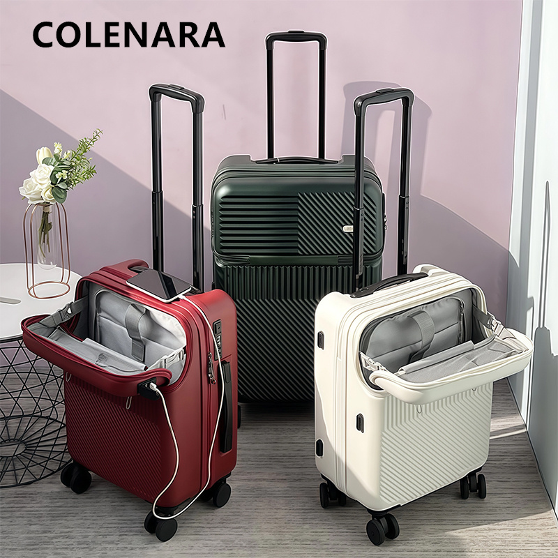 Front Opening Laptop Luggage 24 Inch - 콜레나라 충전식 러기지 앞면 개방형 노트북
