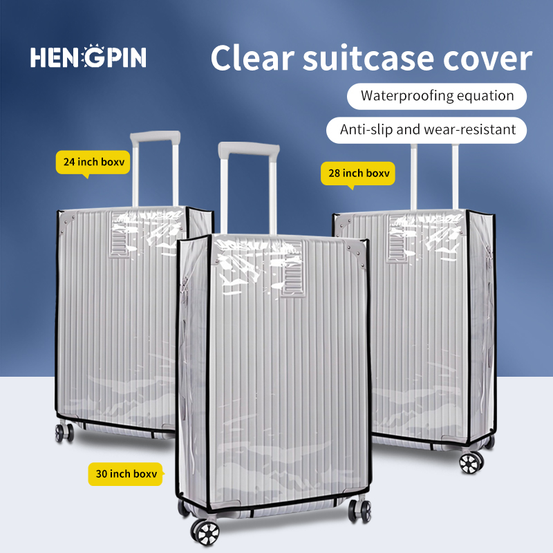 Waterproof Suitcase Cover Protector - 전체 투명 수하물 보호대 커버, PVC