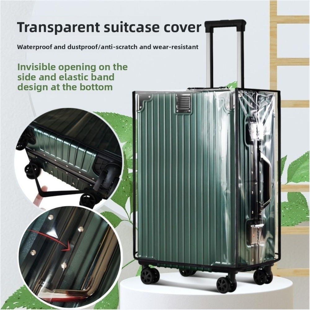 Luggage Protective Cover Transparent - 18-30인치 여행용 수하물 커버 PVC 투명