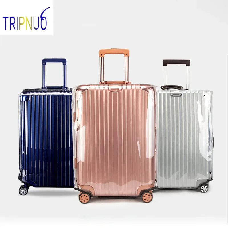 Luggage Protective Cover Transparent - 투명 PVC 수하물 커버 방수 가방