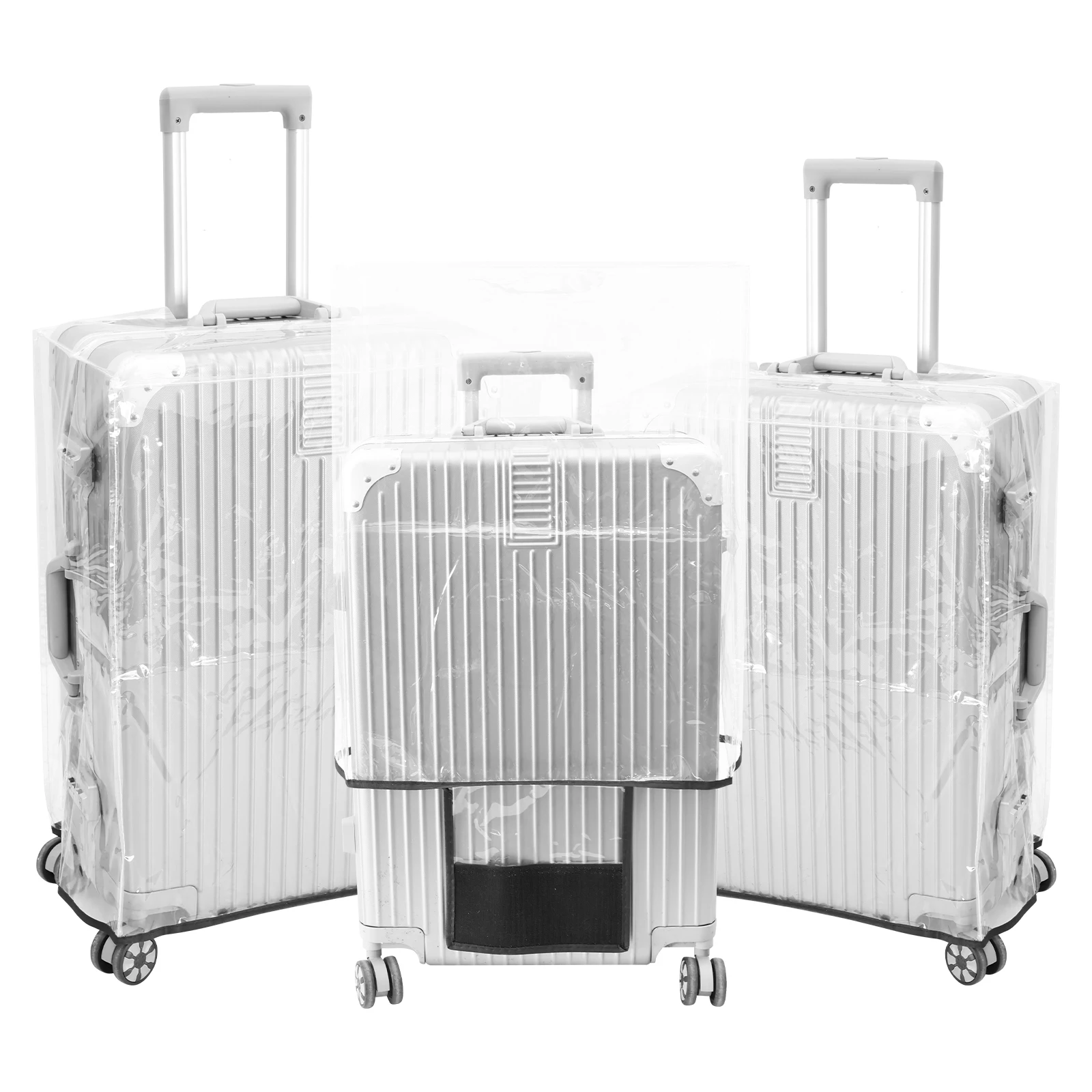 Luggage Protective Cover Transparent - 3Pcs 투명 PVC 수하물 보호 커버