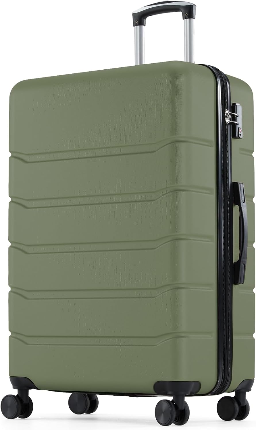 Expandable Hard Shell Luggage Set - 28인치 기내용 수하물, 하드 쉘 ABS