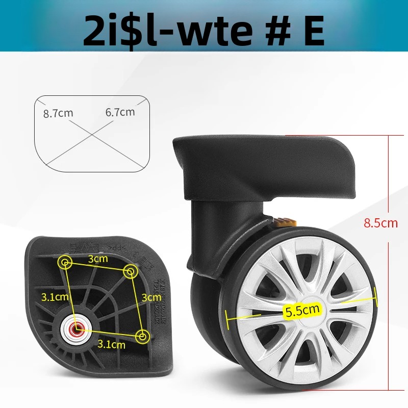 Silent Replacement Luggage Wheels - 레드 이글 L-W 여행가방 유니버셜 휠