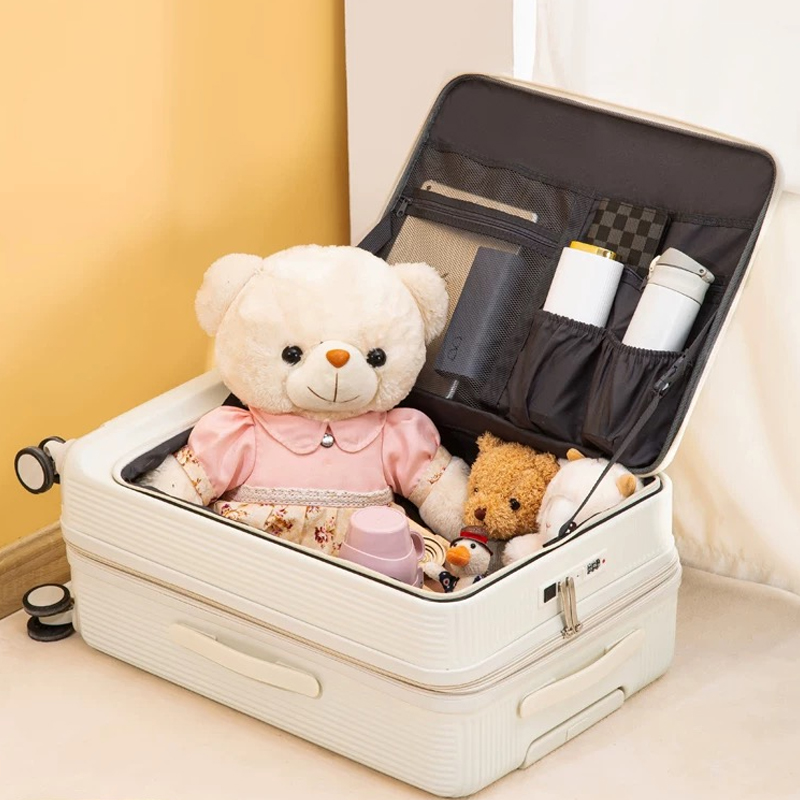 Front Opening Laptop Luggage 24 Inch - 뜨거운! 새로운 20/22/24/26/28 인치 여성 전면