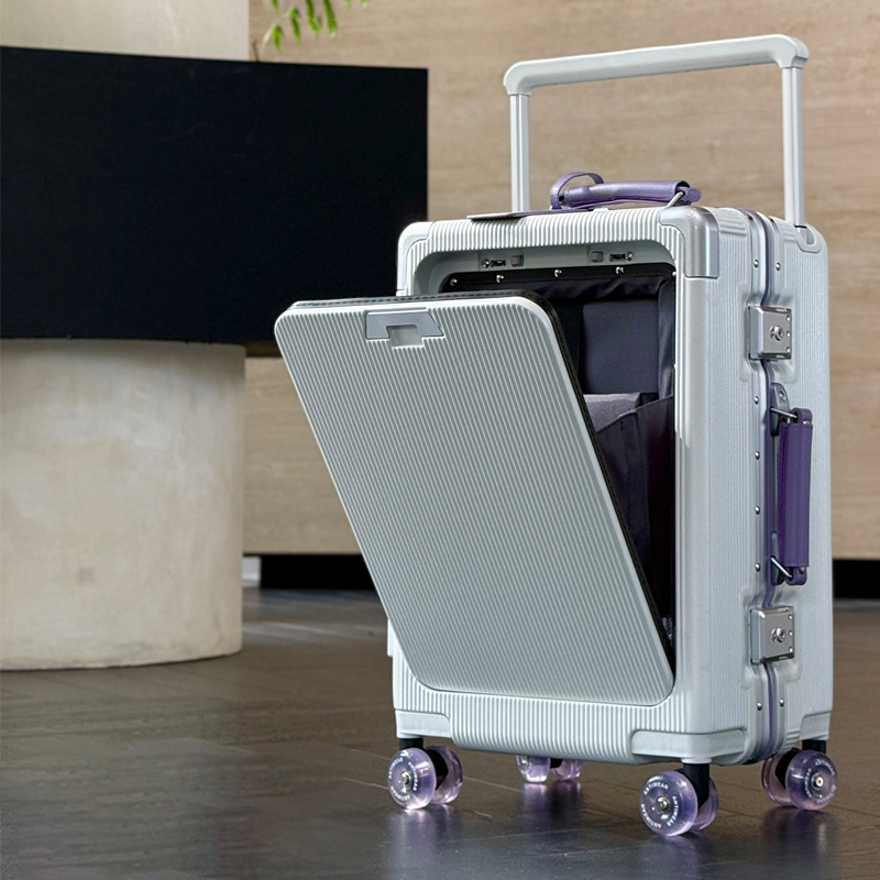 Aluminum Frame Carry On Luggage - 20인치, 24인치, 26인치 여행용 캐리어, PC