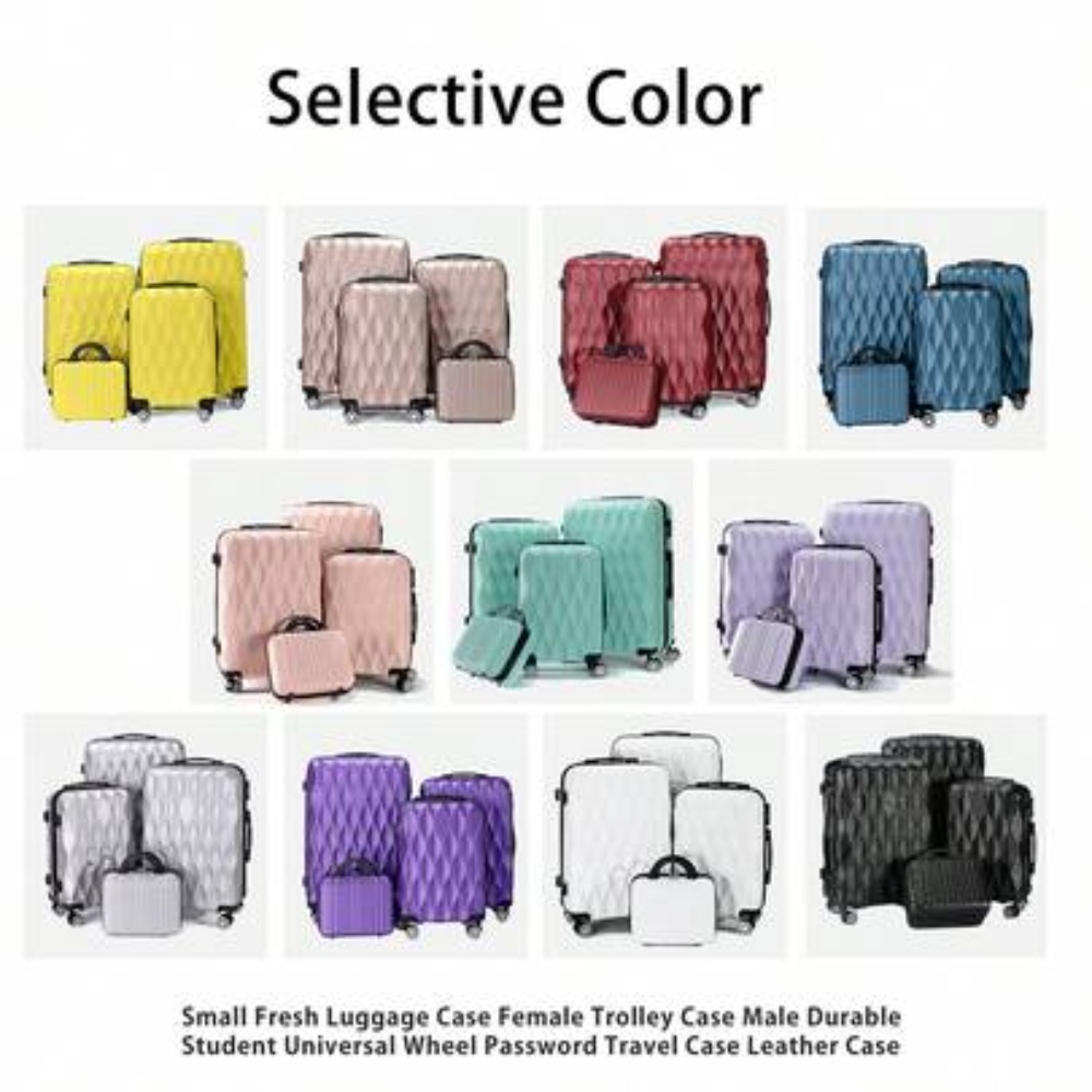 Expandable Hard Shell Luggage Set - 2피스 수하물 세트 14인치 20인치 ABS