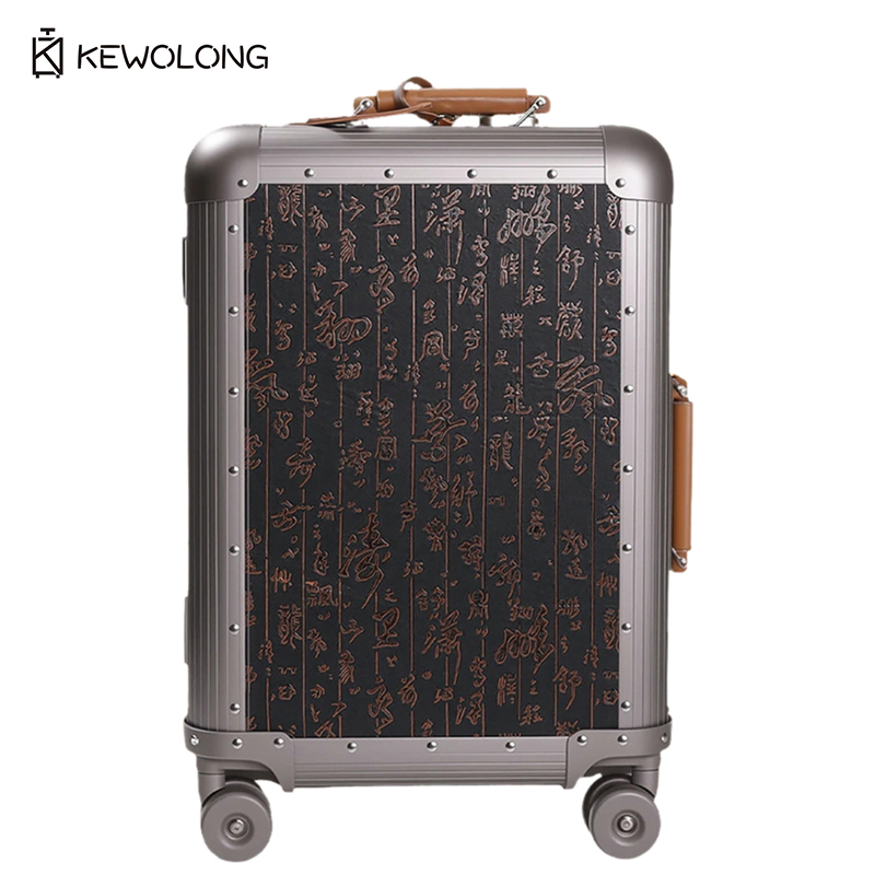 Spinner Wheel Rolling Suitcase 20 Inch - 풀 알루미늄 마그네슘 합금 스피너 여행가방