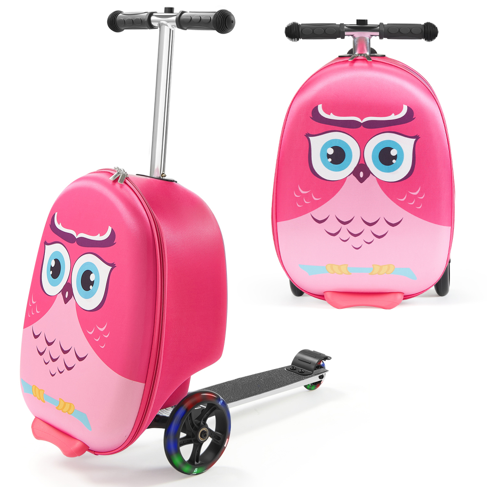 Kids Ride On Suitcase Scooter - 20인치 어린이용 라이드온 스쿠터 여행 가방,