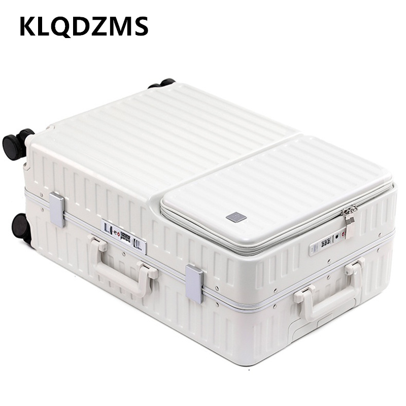 Front Opening Laptop Luggage 24 Inch - KLQDZMS 휴대용 여행 가방 전면 개방형