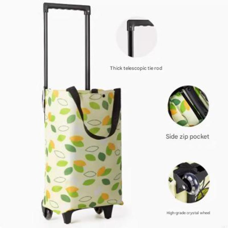 경량 접이식 트롤리 카트 개폐식 손잡이 조용한 바퀴 실 - Foldable Rolling Luggage Bag 리뷰 및 가격