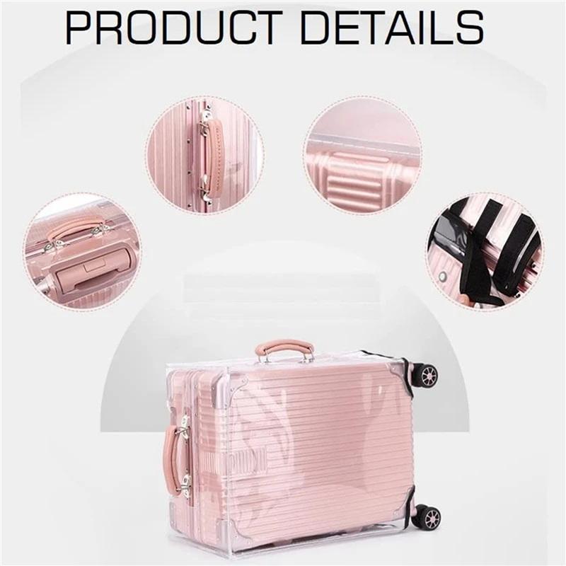 1Pc 투명 PVC 여행 가방 보호대 방진 스크래치 방 - Luggage Protective Cover Transparent 리뷰 및 가격