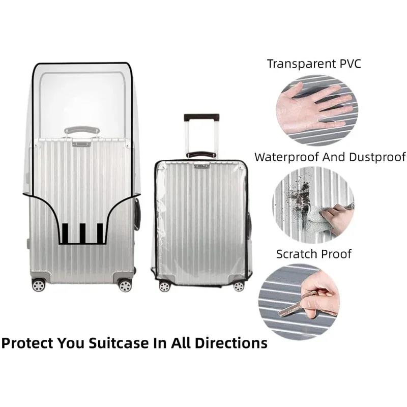 새로운 20-30인치 여행 가방 커버 투명 보호 방수  - Waterproof Suitcase Cover Protector 리뷰 및 가격