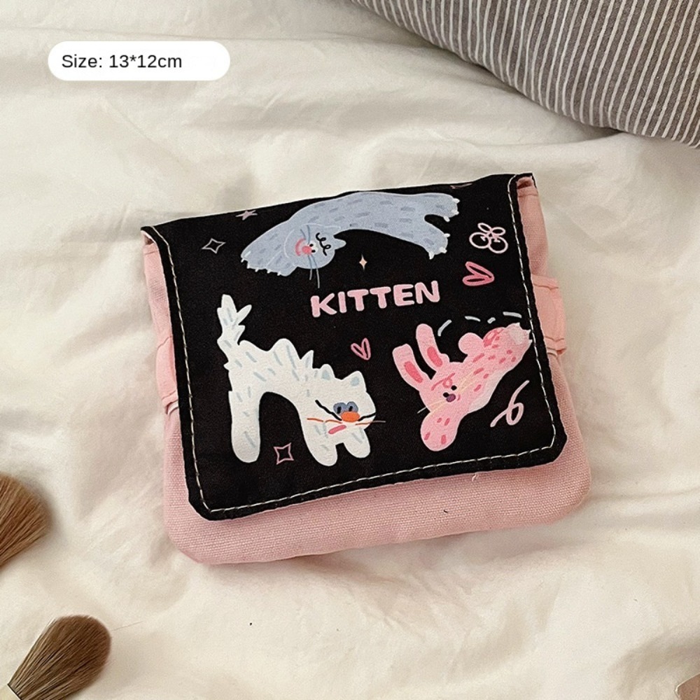 새로운 데이터 케이블 정리함 생리대 가방 대용량 만화  - Cosmetic Bags 리뷰 및 가격