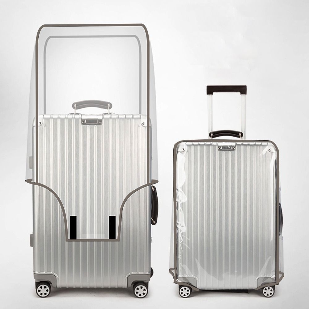 16-28인치 여행용 수하물 커버 PVC 투명 수하물  - Waterproof Suitcase Cover Protector 리뷰 및 가격