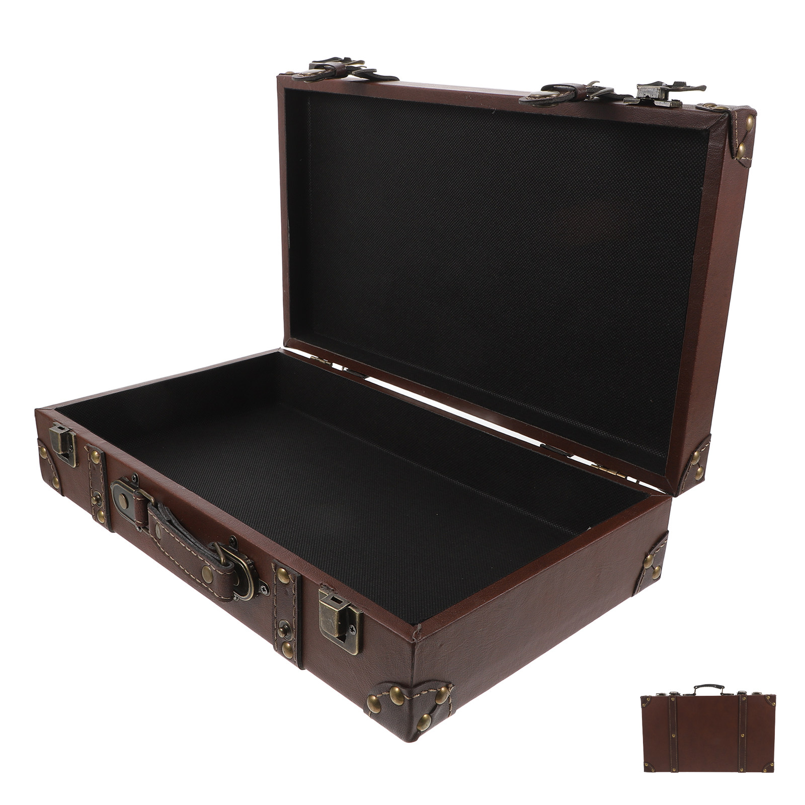 클래식 영국 스타일 빈티지 트렁크 여행가방 레트로 장식 - Retro Vintage Trunk Suitcase 리뷰 및 가격