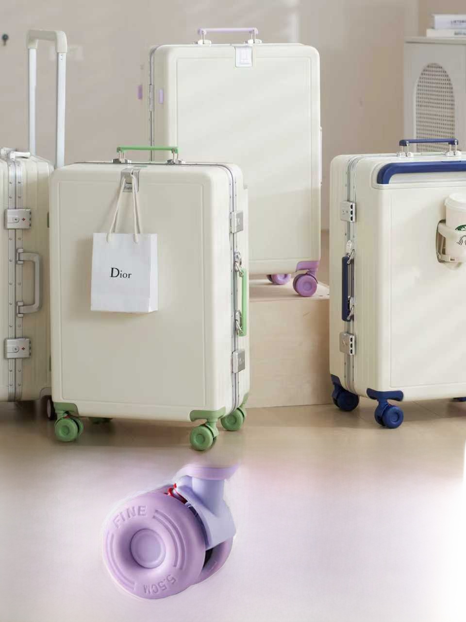 새로운 대용량 알루미늄 프레임 러기지 백, 넓은 당김봉 - Aluminum Frame Carry On Luggage 리뷰 및 가격