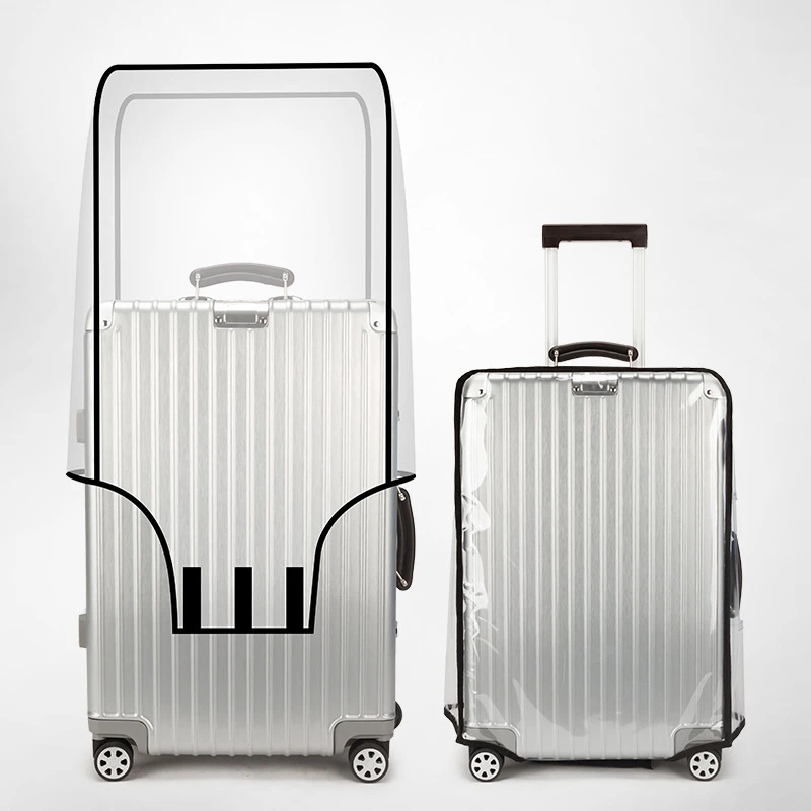 새로운 20-30인치 수하물 커버 투명 보호대 방수 두 - Waterproof Suitcase Cover Protector 리뷰 및 가격