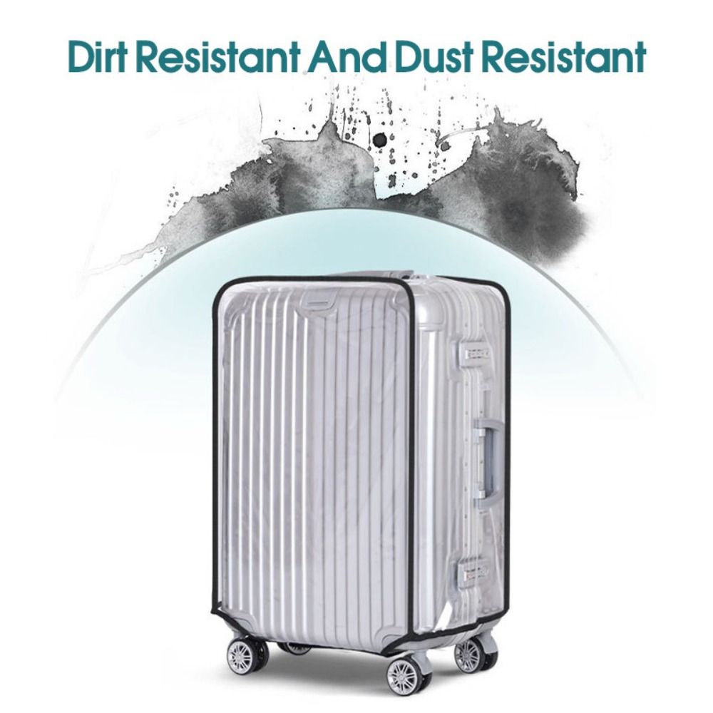 16-28인치 여행용 수하물 커버 투명 PVC 수하물  - Waterproof Suitcase Cover Protector 리뷰 및 가격