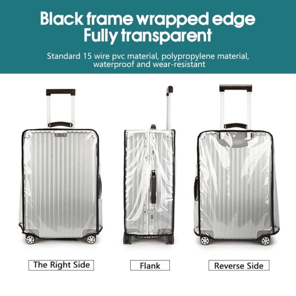 16-28인치 여행용 수하물 커버 투명 PVC 수하물  - Waterproof Suitcase Cover Protector 리뷰 및 가격