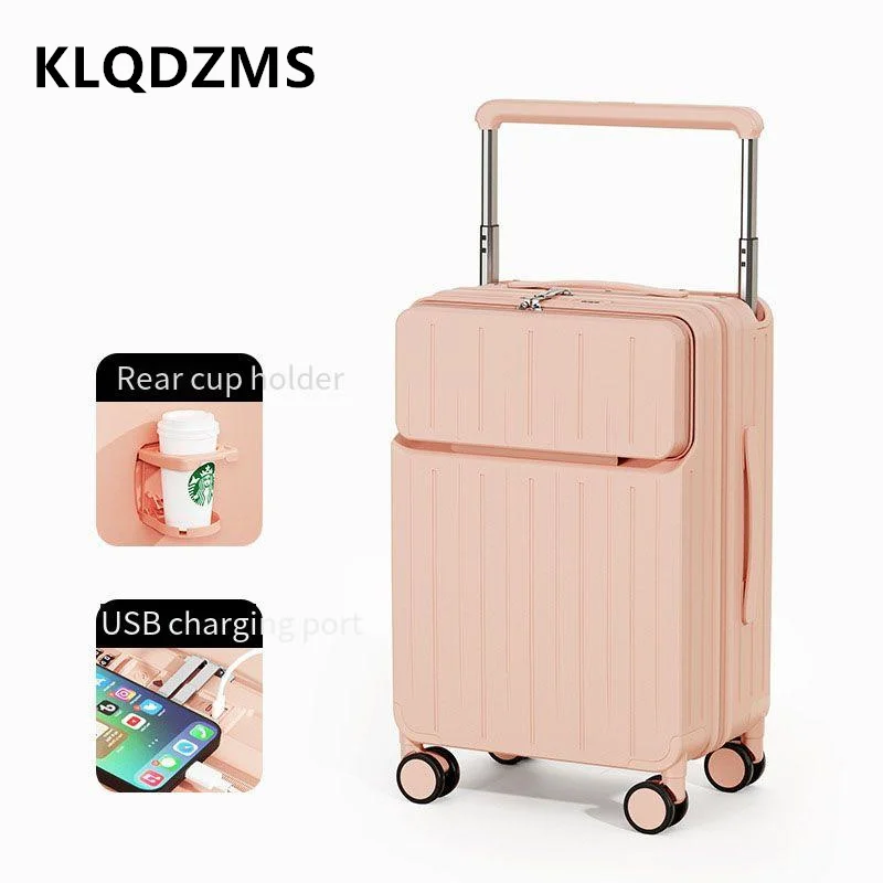 KLQDZMS 전면 개방형 여행 가방 20