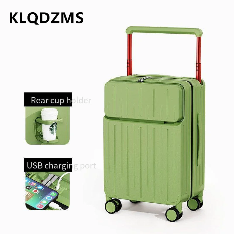 KLQDZMS 전면 개방형 여행 가방 20