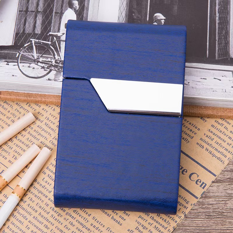 7슬롯 스테인리스 스틸 담배케이스 (가죽 와인딩, 카드 - Wallets 리뷰 및 가격