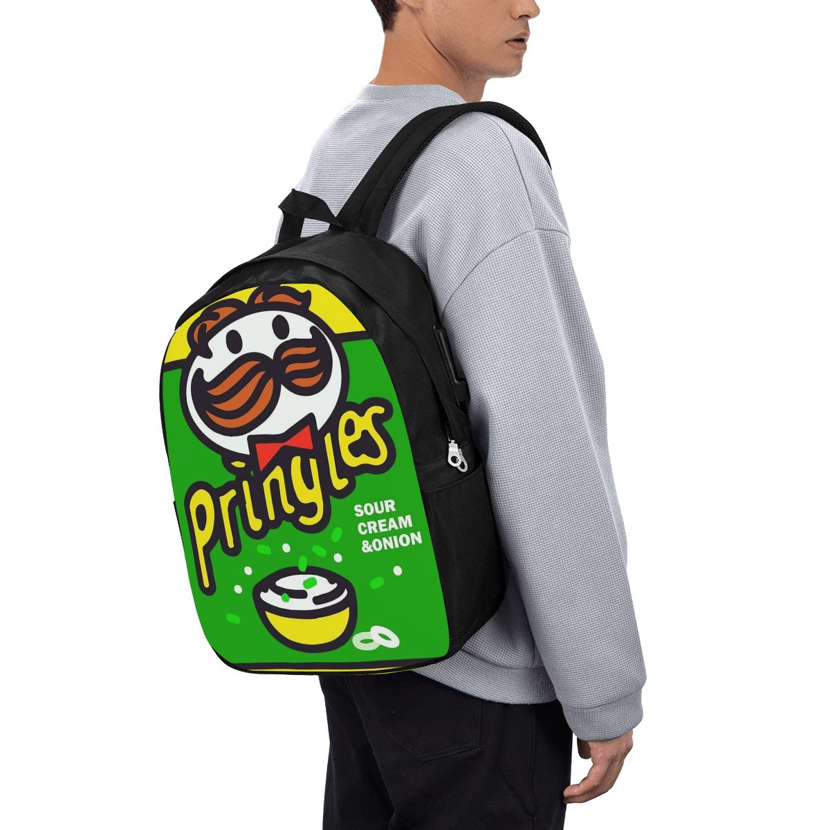 감자칩 프링글스 프린트 백팩 여행용 노트북 가방 컴퓨터 - Travel Bags 리뷰 및 가격