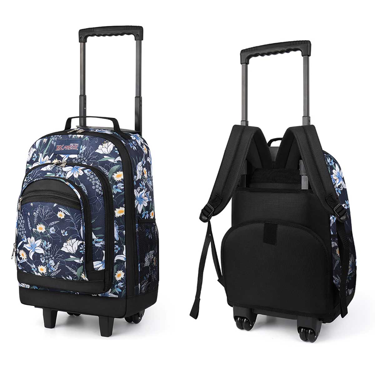 성인용 롤링 백팩, 바퀴가 달린 대용량 배낭, 트롤리  - Foldable Rolling Luggage Bag 리뷰 및 가격