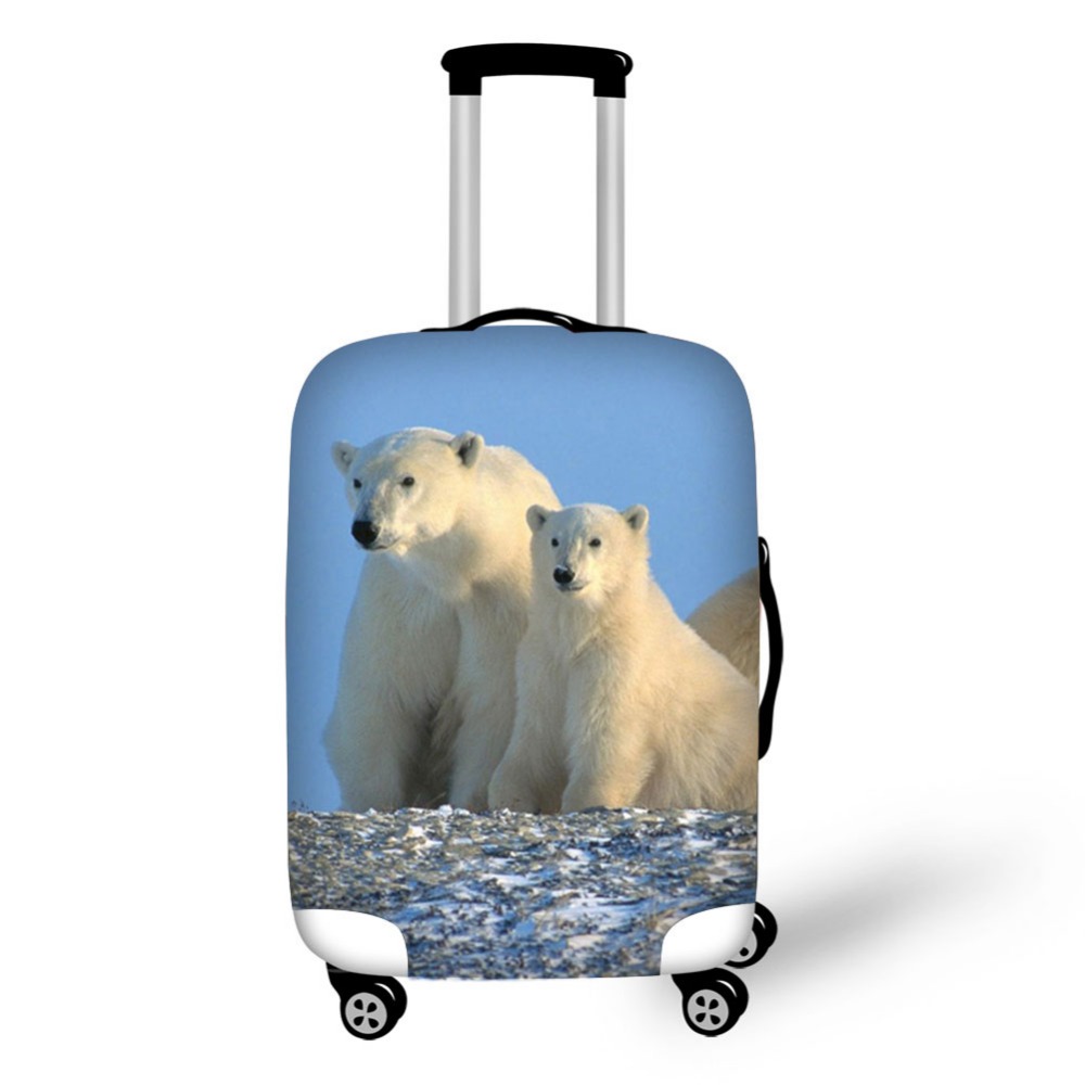 동물 북극곰 수하물 보호대 커버 여행 가방 커버 방수  - Waterproof Suitcase Cover Protector 리뷰 및 가격