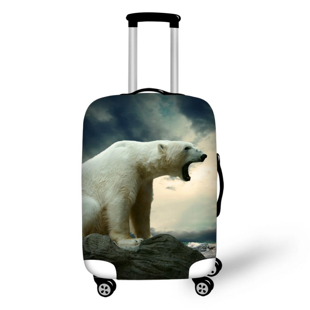 동물 북극곰 수하물 보호대 커버 여행 가방 커버 방수  - Waterproof Suitcase Cover Protector 리뷰 및 가격