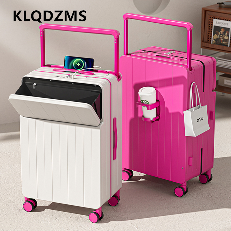 KLQDZMS 다기능 여행가방 전면 개폐형 보딩 박스  - Front Opening Laptop Luggage 24 Inch 리뷰 및 가격