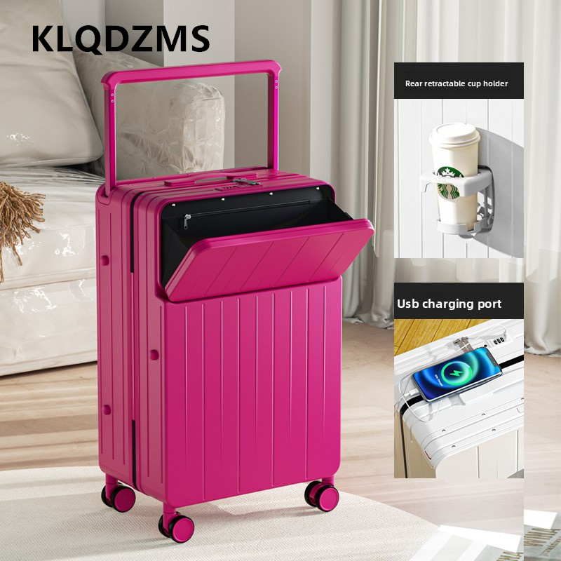 KLQDZMS 다기능 여행가방 전면 개폐형 보딩 박스  - Front Opening Laptop Luggage 24 Inch 리뷰 및 가격