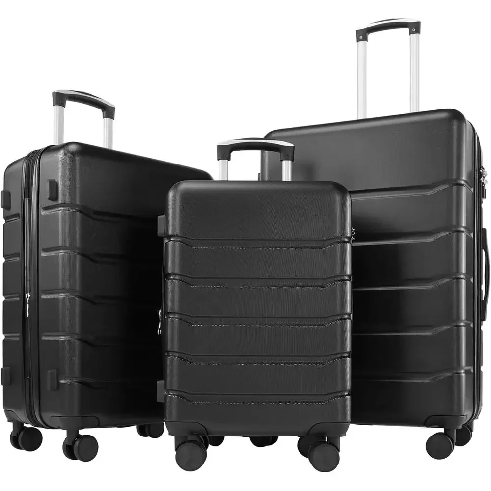 3피스 하드쉘 스피너 캐리어 세트 (TSA 잠금장치,  - Expandable Hard Shell Luggage Set 리뷰 및 가격