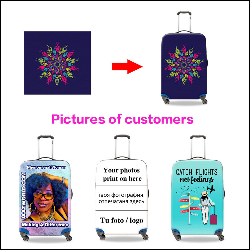 여성용 맞춤형 만화 프린트 수하물 커버 방진 방수 여행 - Waterproof Suitcase Cover Protector 리뷰 및 가격