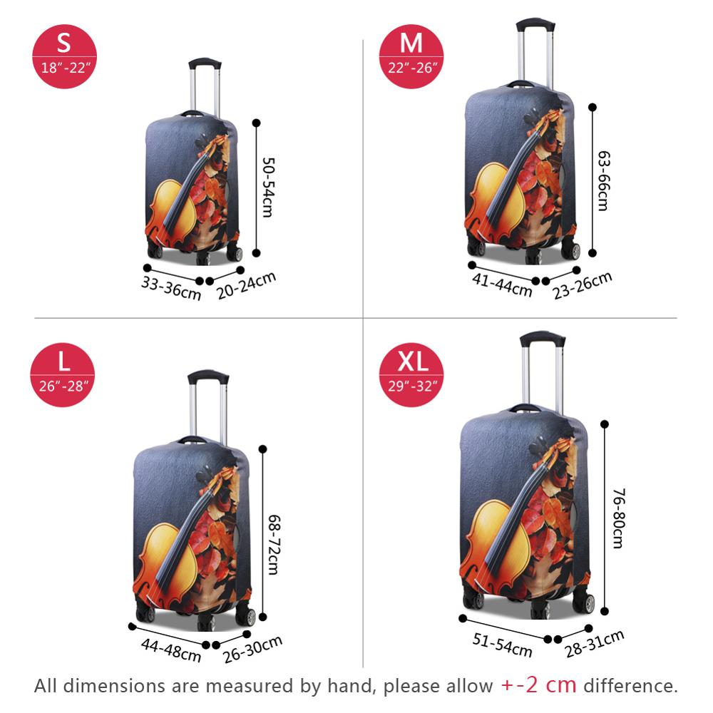 여성용 맞춤형 만화 프린트 수하물 커버 방진 방수 여행 - Waterproof Suitcase Cover Protector 리뷰 및 가격