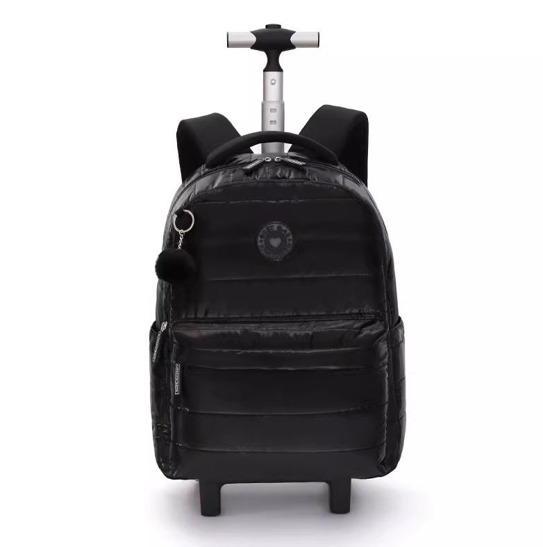 18인치 학교용 바퀴 달린 백팩 가방, 십대 청소년용  - Foldable Rolling Luggage Bag 리뷰 및 가격