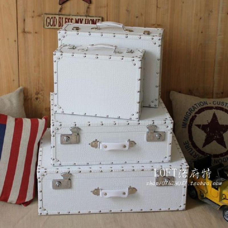 악어 가죽 무늬 여행용 케이스, 잠금장치가 있는 앤티크 - Retro Vintage Trunk Suitcase 리뷰 및 가격