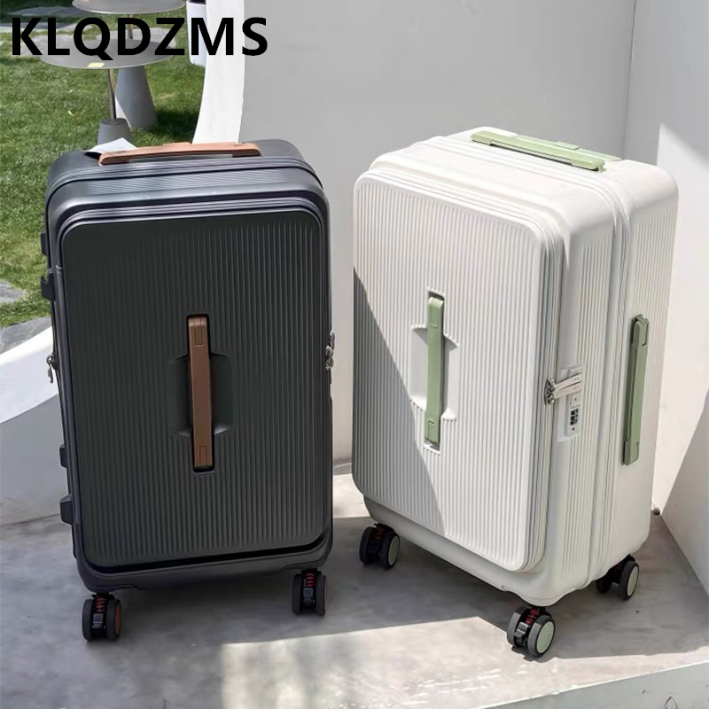 KLQDZMS 롤링 러기지 백 전면 개방형 노트북 탑승 - Front Opening Laptop Luggage 24 Inch 리뷰 및 가격