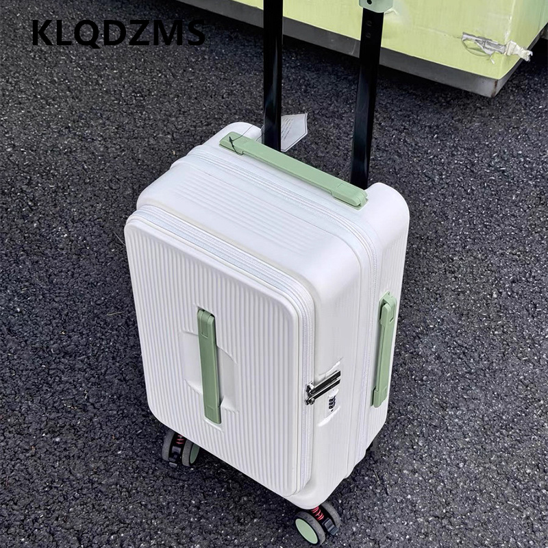 KLQDZMS 롤링 러기지 백 전면 개방형 노트북 탑승 - Front Opening Laptop Luggage 24 Inch 리뷰 및 가격
