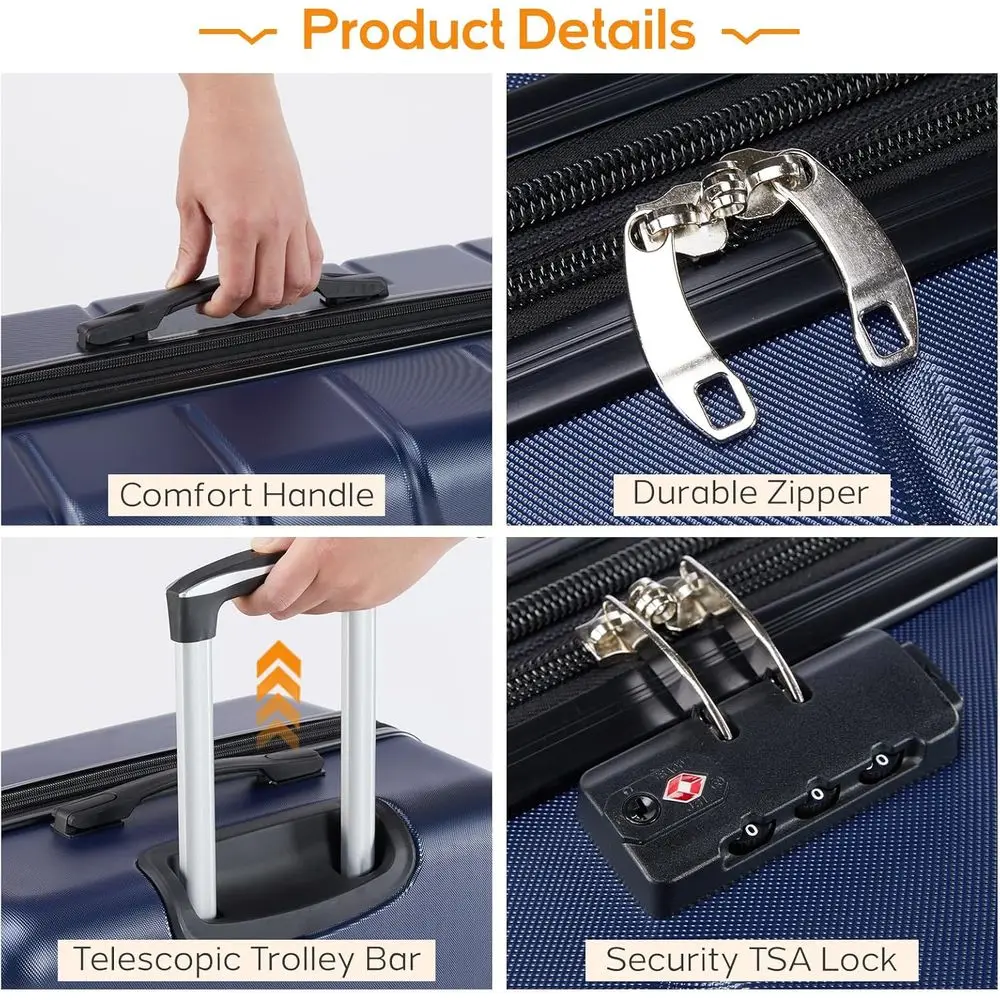 3피스 하드쉘 확장형 여행가방 세트 (스피너 휠, TS - Expandable Hard Shell Luggage Set 리뷰 및 가격