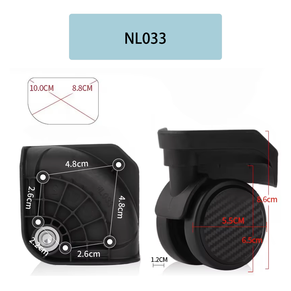바이샹 NL033 스피너 캐스터 휠 키트(수하물 트롤리 - Silent Replacement Luggage Wheels 리뷰 및 가격