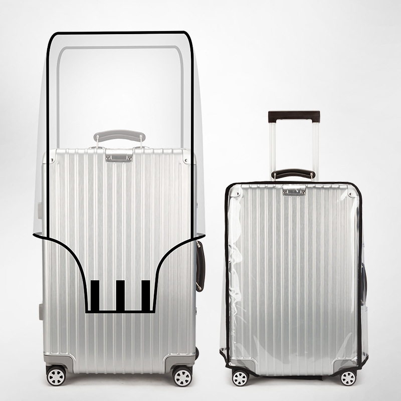 투명 PVC 수하물 보호 커버 바퀴 달린 수하물 보호  - Luggage Protective Cover Transparent 리뷰 및 가격