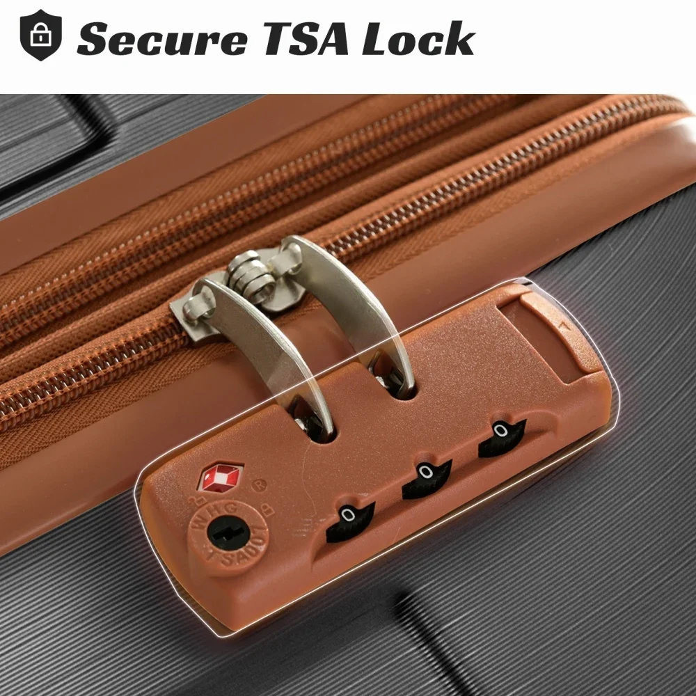 3피스 확장형 하드쉘 ABS 여행가방 세트, 더블 스피 - Expandable Hard Shell Luggage Set 리뷰 및 가격