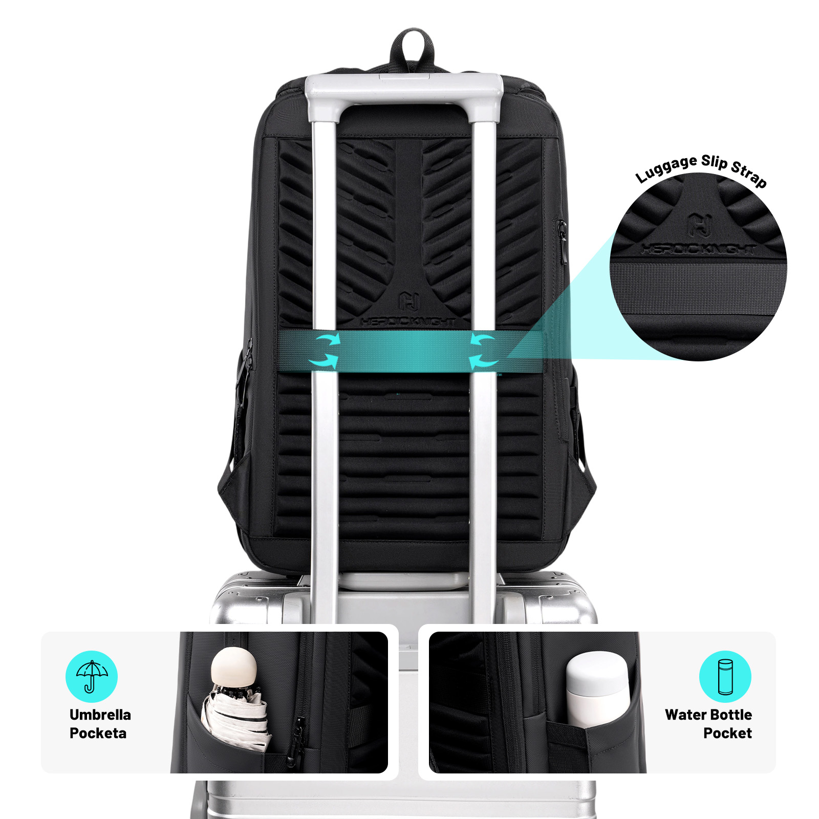 HK 17.3인치 남성용 노트북 백팩 USB 충전 기능 - Backpacks 리뷰 및 가격