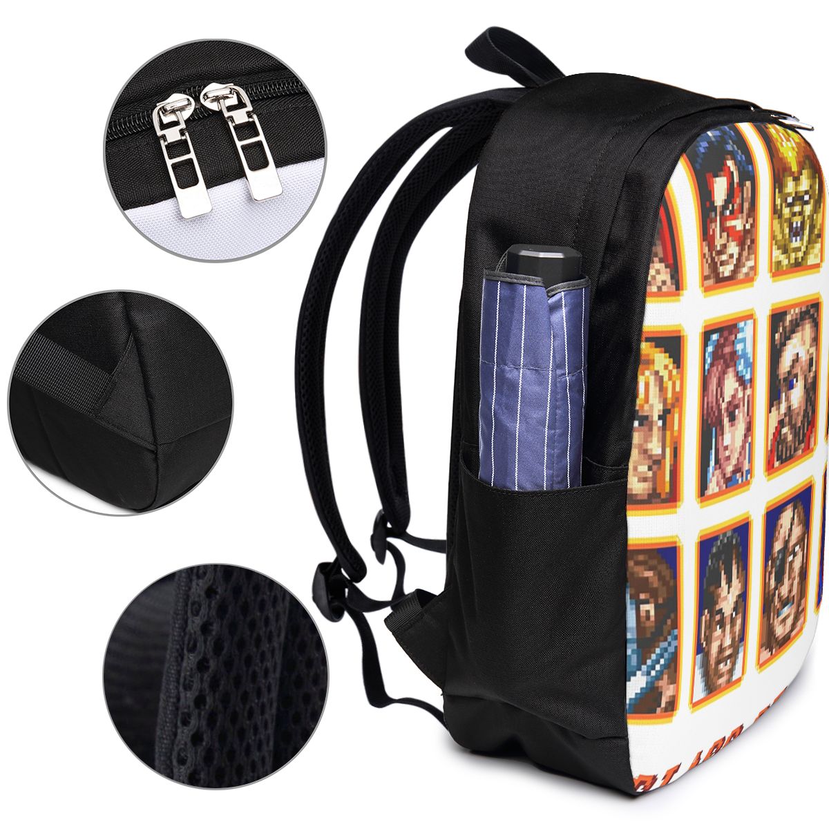 디패티드 포트레이트 슈퍼 스트리트 파이터 백팩 여행용  - Travel Bags 리뷰 및 가격